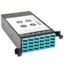 Tripp Lite 40Gb to 10Gb Breakout Cassette - (x2) 12-Fiber OM4 MTP/MPO to (x12) LC