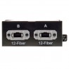 Tripp Lite 40Gb to 10Gb Breakout Cassette - (x2) 12-Fiber OM4 MTP/MPO to (x12) LC | Tripp Lite Patch Panels