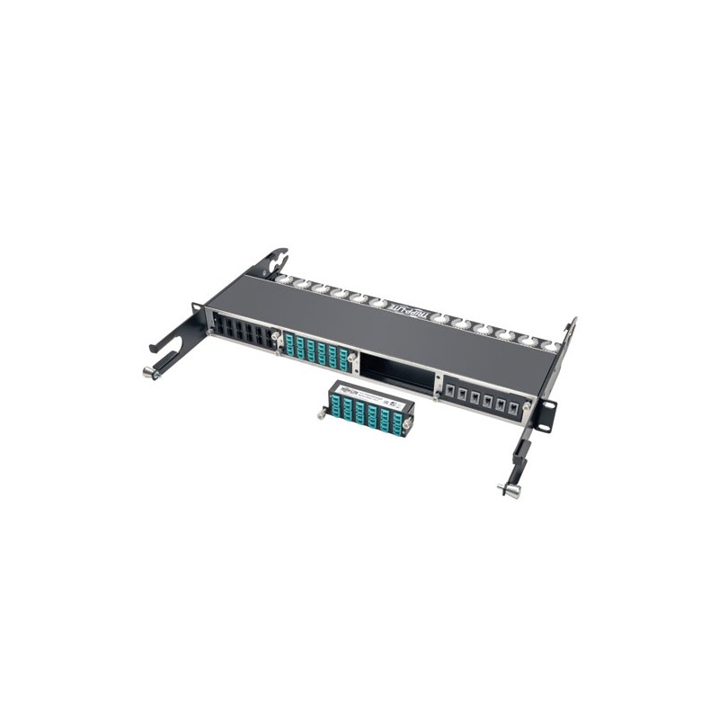 Tripp Lite 10GbE High Density Pass-Through Cassette - (x12) LC Duplex Connection