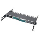 Tripp Lite 10GbE High Density Pass-Through Cassette - (x12) LC Duplex Connection