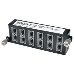 Tripp Lite 40Gb High Density Pass-Through Cassette - (x12) 12-Fiber MTP/MPO | Tripp Lite Patch Panels