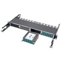 Tripp Lite 100Gb / 120Gb to10Gb Breakout Cassette, 24-Fiber OM4 MTP/MPO to ( x12 ) LC Duplex