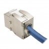 Tripp Lite Toolless Shielded Cat6a Keystone Jack - Grey | Tripp Lite Wire Connectors