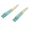 Tripp Lite 10Gb / 100Gb Duplex Multimode 50/125 OM4 LSZH Fiber Patch Cable (LC/LC), Aqua, 20 m | Tripp Lite Fibre Cables