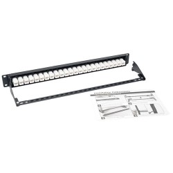 Tripp Lite 24-Port 1U Rack-Mount Cat6a Feedthrough Patch Panel, RJ45 Ethernet | Tripp Lite Patch Panels