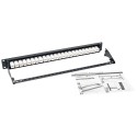 Tripp Lite 24-Port 1U Rack-Mount Cat6a Feedthrough Patch Panel, RJ45 Ethernet