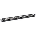 Tripp Lite 24-Port 1U Rack-Mount STP Shielded Cat6a Feedthrough Patch Panel, RJ45 Ethernet