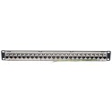 Tripp Lite 24-Port 1U Rack-Mount STP Shielded Cat6a Feedthrough Patch Panel, RJ45 Ethernet