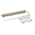 Tripp Lite 48-Port 1U Rack-Mount STP Shielded Cat6a Feedthrough Patch Panel, RJ45 Ethernet