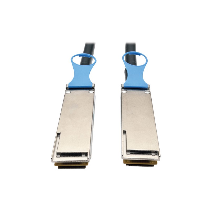 Tripp Lite QSFP28 to QSFP28 100GbE Passive DAC Cable (M/M), QSFP-100G-CU2M Compatible, 2 m (6 ft.)