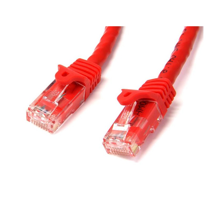 StarTech.com Cat6 Patch Cable with Snagless RJ45 Connectors - 7 m, Red