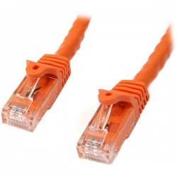 StarTech.com Cat6 Patch Cable with Snagless RJ45 Connectors - 10 m, Orange | StarTech.com Network Cables
