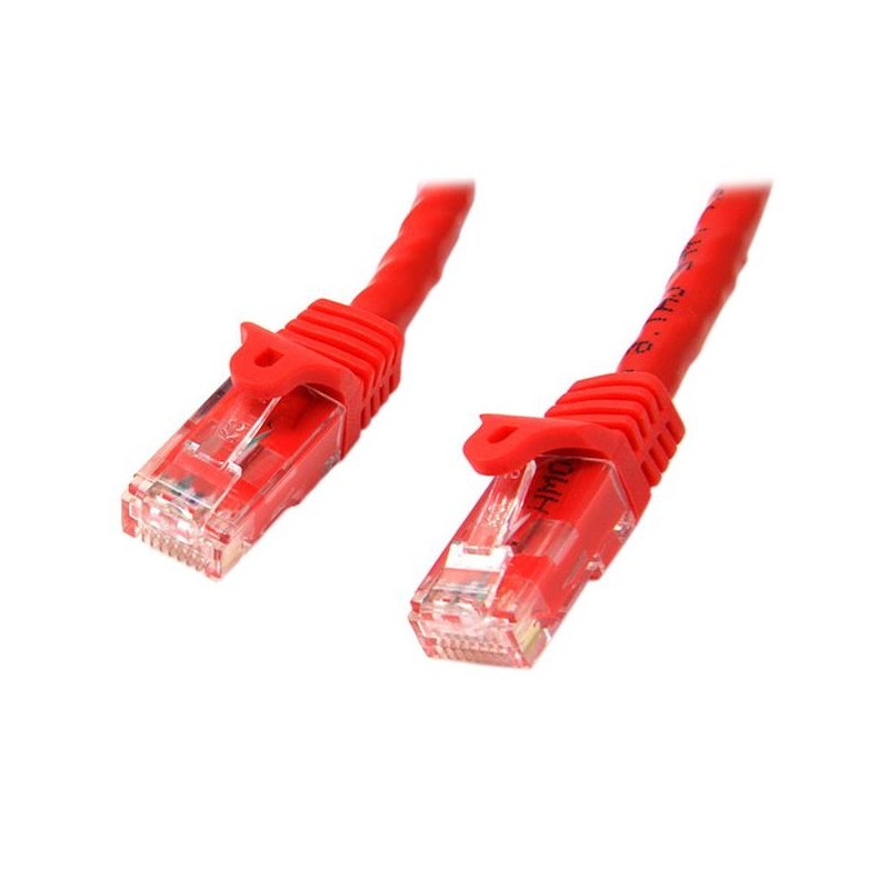 StarTech.com Cat6 Patch Cable with Snagless RJ45 Connectors - 10 m, Red