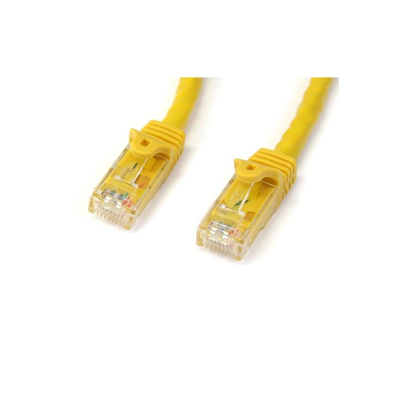 StarTech.com Cat6 Patch Cable with Snagless RJ45 Connectors - 10 m, Yellow