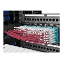 Tripp Lite MTP/MPO to 8xLC Fan-Out Patch Cable, 40 GbE, 40GBASE-SR4, OM4 Plenum-Rated, Push/Pull Tab, Magenta, 2M