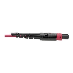 Tripp Lite MTP/MPO to 8xLC Fan-Out Patch Cable, 40 GbE, 40GBASE-SR4, OM4 Plenum-Rated, Push/Pull Tab, Magenta, 5M | Tripp Lite F