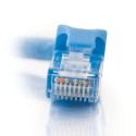 0.5m Cat6 550 MHz Snagless RJ45 Patch Leads - Blue