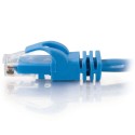 0.5m Cat6 550 MHz Snagless RJ45 Patch Leads - Blue