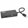 Tripp Lite Keyspan Mini DisplayPort 1.2 to VGA / DVI / HDMI All-in-One Converter Adapter, 4K x 2K HDMI | Tripp Lite Audio & Vide