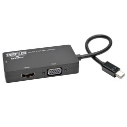 Tripp Lite Keyspan Mini DisplayPort 1.2 to VGA / DVI / HDMI All-in-One Converter Adapter, 4K x 2K HDMI | Tripp Lite Audio & Vide