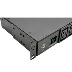 Tripp Lite 3.8kW Single-Phase Metered PDU, 200/220/230/240V Outlets (8 C13, 2 C19) IEC-309 16A Blue, 2.43 m (8-ft.) Cord, 1U | T