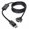 Tripp Lite DisplayPort - VGA, m-m, 1.8m | Tripp Lite Cable Interface/Gender Adapters