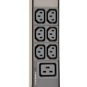 Tripp Lite 22.2kW 3-Phase Metered PDU, 220/230V, 42 outlets (36 C13, 6 C19), IEC309 32A Red (3P+N+E) 380/400V input, 0U