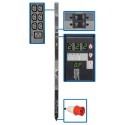 Tripp Lite 22.2kW 3-Phase Metered PDU, 220/230V, 42 outlets (36 C13, 6 C19), IEC309 32A Red (3P+N+E) 380/400V input, 0U