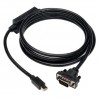 Tripp Lite Mini DisplayPort 1.2 to VGA Active Adapter Cable, Mini DP to HD15 (M/M), 1920 x 1200 / 1080p, 3.05 m (10-ft.) | Tripp
