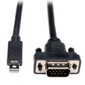 Tripp Lite Mini DisplayPort 1.2 to VGA Active Adapter Cable, Mini DP to HD15 (M/M), 1920 x 1200 / 1080p, 3.05 m (10-ft.)