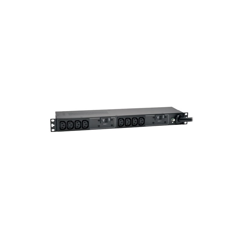 Tripp Lite 7.4kW Single-Phase 230V Basic PDU, 10 C13 Outlets, IEC 309 32A Blue Input, 3.6 m Cord, 1U Rack-Mount