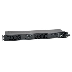 Tripp Lite 7.4kW Single-Phase 230V Basic PDU, 10 C13 Outlets, IEC 309 32A Blue Input, 3.6 m Cord, 1U Rack-Mount | Tripp Lite Pow