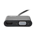 Tripp Lite DisplayPort 1.2 to VGA/HDMI All-in-One Converter Adapter, 4K x 2K HDMI @ 24/30Hz