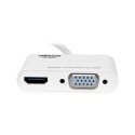 Tripp Lite Keyspan Mini DisplayPort 1.2 to VGA/HDMI All-in-One Converter Adapter, 4K x 2K HDMI @ 24/30 Hz