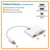 Tripp Lite Keyspan Mini DisplayPort 1.2 to VGA/HDMI All-in-One Converter Adapter, 4K x 2K HDMI @ 24/30 Hz | Tripp Lite Cable Int