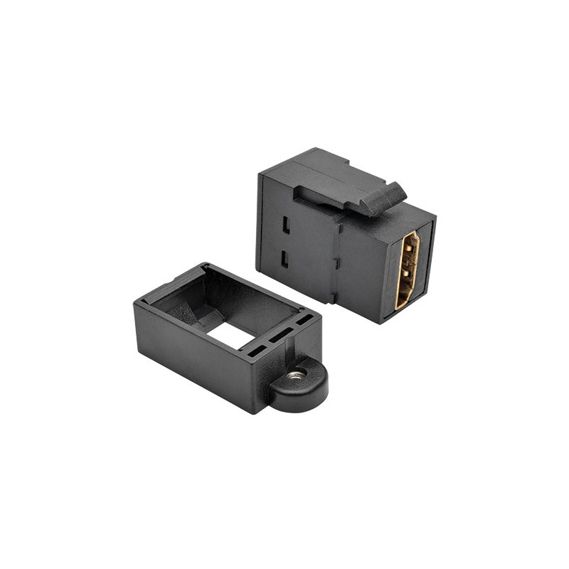 Tripp Lite HDMI All-in-One Keystone/Panel Mount Coupler (F/F), Black