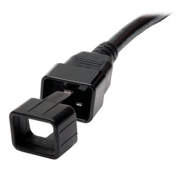 Tripp Lite Plug Lock Connector C20 Power Cord / Lead to C19 Outlet Inserts - Black (Pack of 100) | Tripp Lite Cable Interface/Ge