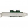 StarTech.com 3-Port M.2 SSD (NGFF) Adapter Card - 1 x PCIe (NVMe) M.2, 2 x SATA III M.2 - PCIe 3.0 | StarTech.com Interface Card