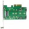 StarTech.com 3-Port M.2 SSD (NGFF) Adapter Card - 1 x PCIe (NVMe) M.2, 2 x SATA III M.2 - PCIe 3.0 | StarTech.com Interface Card