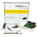 StarTech.com 3-Port M.2 SSD (NGFF) Adapter Card - 1 x PCIe (NVMe) M.2, 2 x SATA III M.2 - PCIe 3.0