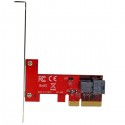 StarTech.com x4 PCI Express to SFF-8643 Adapter for PCIe NVMe U.2 SSD