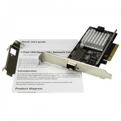 StarTech.com 1-Port 10G Open SFP+ Network Card - PCIe - Intel Chip - MM/SM | StarTech.com Network Cards & Adapters