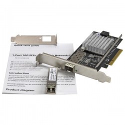 StarTech.com 1-Port 10G SFP+ Fiber Optic Network Card - PCIe - Intel Chip - MM | StarTech.com Network Cards & Adapters