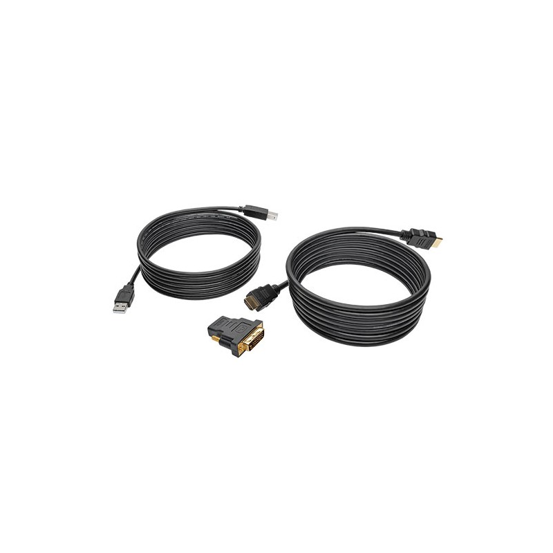 Tripp Lite HDMI/DVI/USB KVM Cable Kit, 3.05 m