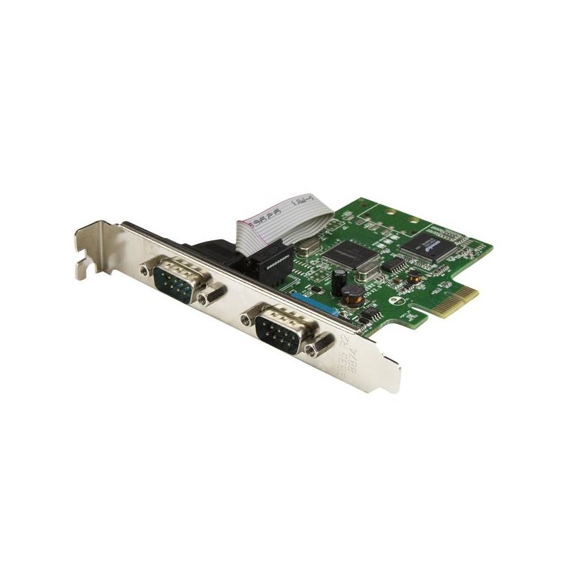 StarTech.com 2-Port PCI Express Serial Card with 16C1050 UART - RS232