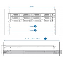 QNAP RAIL-B02 | QNAP Rack & Cabinet Accessories