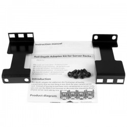 StarTech.com Rail Depth Adapter Kit for Server Racks - 1U | StarTech.com Rack & Cabinet Accessories