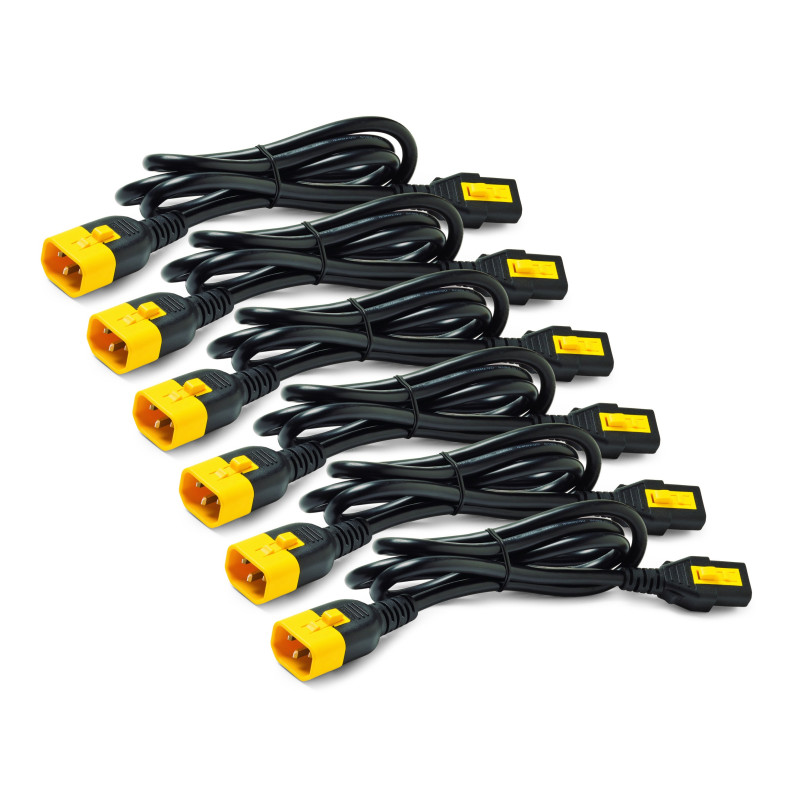 APC AP8706S-WW Power Cord Kit (6 ea), Locking, C13 to C14, 1.8m APC AP8706S-WW Power Cord Kit (6 ea), Locking, C13 to C14, 1.8m