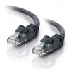 C2G 0.5m Cat6 Booted Unshielded (UTP) Network Patch Cable - Black