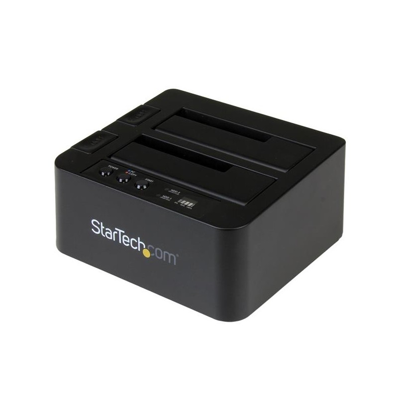 StarTech.com USB 3.1 (10Gbps) Standalone Duplicator Dock for 2.5" & 3.5" SATA SSD/HDD Drives - with Fast-Speed Duplication up to